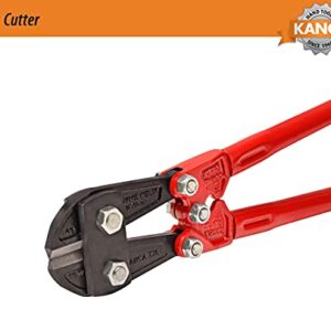 KANCA Bolt Cutter BC-7, Drop-Forged Metal Cutter and Steel Cutter, 18'' INCH Cutting Capacity 7 MM, Hand Tools & Home Improvement, Heavy Duty Cutter, Red Colour