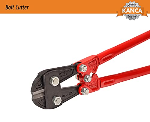 KANCA Bolt Cutter BC-7, Drop-Forged Metal Cutter and Steel Cutter, 18'' INCH Cutting Capacity 7 MM, Hand Tools & Home Improvement, Heavy Duty Cutter, Red Colour