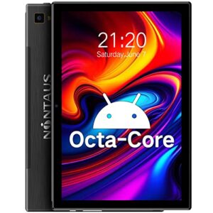 tablet 10 inch, octa-core processo, 2gb ram, 32gb rom, 5g wifi tablets, google gms certified, ips hd display, 13mp camera, bluetooth 5.0, black