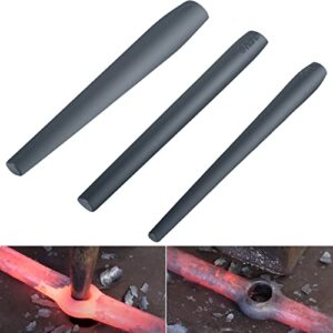 blacksmith drift set blacksmithing knifemakers tomahawk ax and mouse hammer drift for forging tongs, hammer, axe (3 pcs)