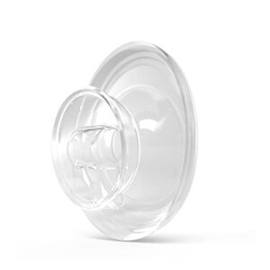 elvie stride breast pump breast shield - 21mm | 2 pack | nipple shield flange for pumping breast milk | breastfeeding essentials for electric breast pumps | bpa free, dishwasher safe