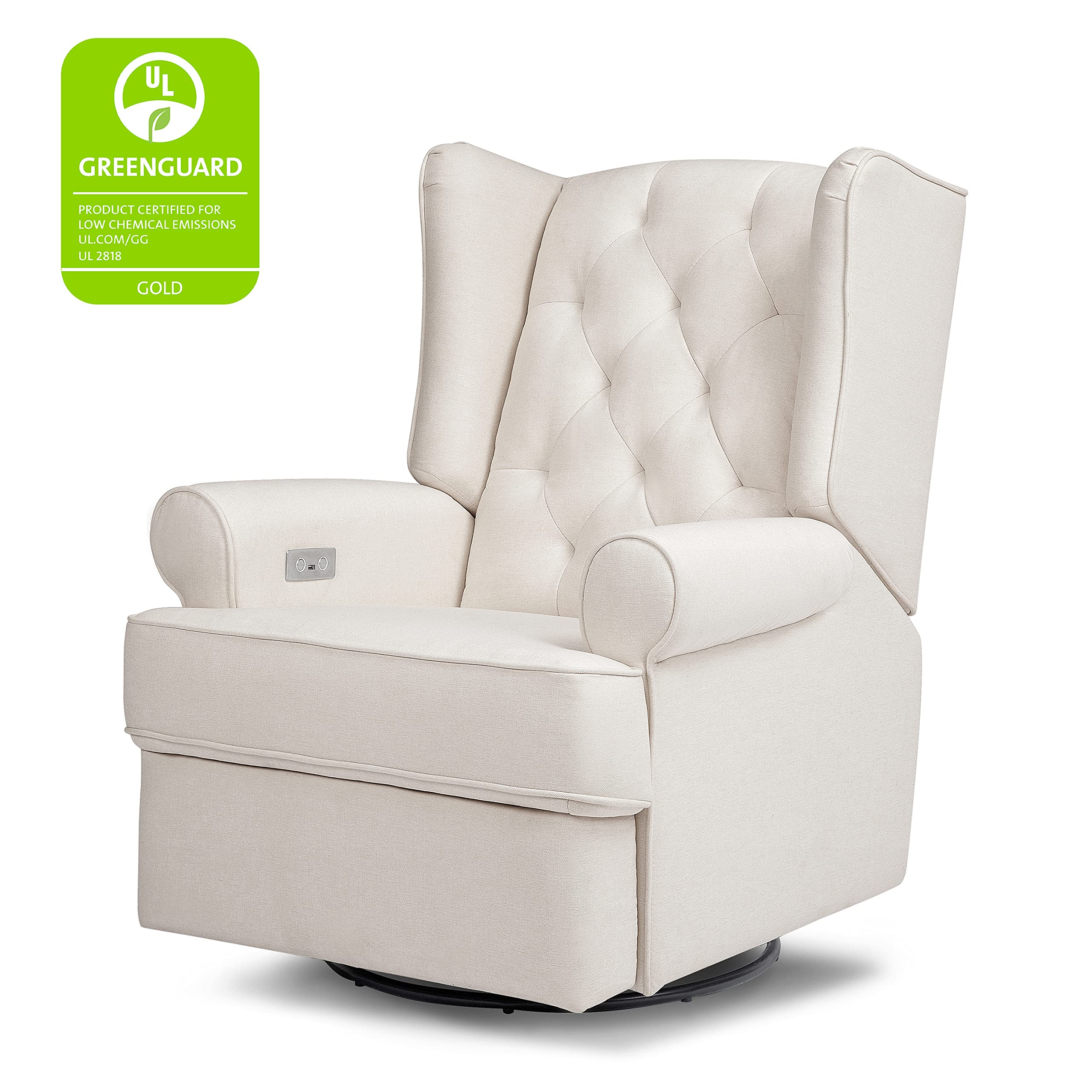 NAMESAKE Harbour Power Recliner Glider, Performance Cream Eco-Weave