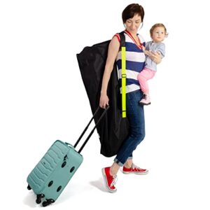 VolkGo Gate Check Bag for Single Umbrella Strollers, Durable and Lightweight, Water-Resistant, for Safe & Secure Stroller, Easy Carrying, Includes Stretch Pouch