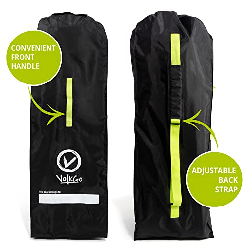 VolkGo Gate Check Bag for Single Umbrella Strollers, Durable and Lightweight, Water-Resistant, for Safe & Secure Stroller, Easy Carrying, Includes Stretch Pouch