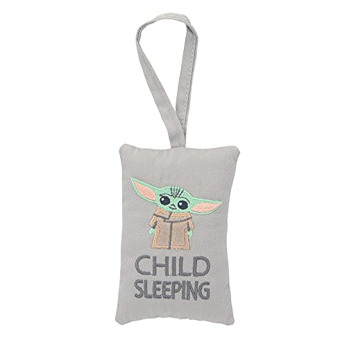 Lambs & Ivy Star Wars The Child/Baby Yoda Security Blanket/Door Pillow Gift Set