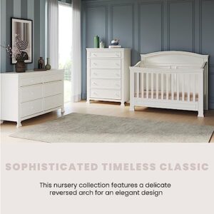 Child Craft Legacy Westgate 4-in-1 Convertible Crib, Vintage Linen Finish