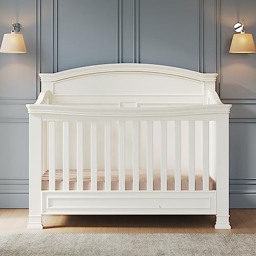 Child Craft Legacy Westgate 4-in-1 Convertible Crib, Vintage Linen Finish