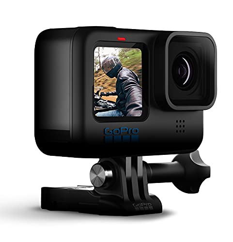 GoPro HERO10 (Hero 10) Black - Waterproof Action Camera with Front LCD and Touch Rear Screens, GP2 Engine, 5K HD Video, 23MP Photos, Live Streaming, 64GB Extreme Pro Card and 2 Extra Batteries