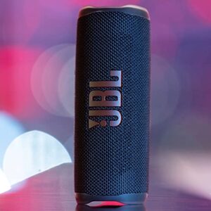 JBL Flip 6 - Portable Bluetooth Speaker, powerful sound and deep bass, IPX7 waterproof, 12 hours of playtime, JBL PartyBoost for multiple speaker pairing for home, outdoor and travel (Blue)