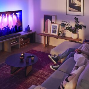 PHILIPS B8405 Soundbar 2.1 with Wireless Subwoofer, Dolby Atmos, Stadium EQ Mode, DTS Play-Fi Compatible, Connects with Amazon Echo Devices and Voice Assistants, AirPlay 2 & BT Support, TAB8405