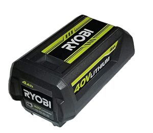 ryobi op40404 40v battery 4.0 ah lithium-ion battery oem (2021 redesign with easy eject latch)