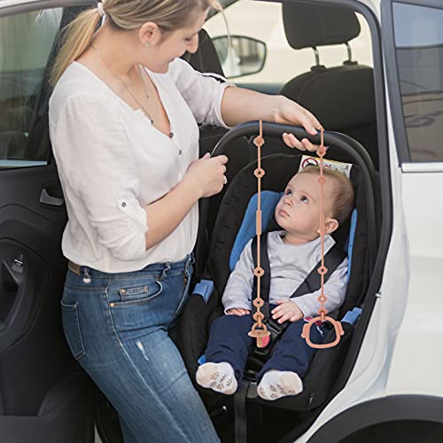 Toy Safety Straps, Socub Silicone Adjustable Baby Pacifier Teether Straps, 4pcs Toddler Toy Bottle Harness Straps for Strollers, High Chair, Cribs, Bags, BPA Free, Multi Colors