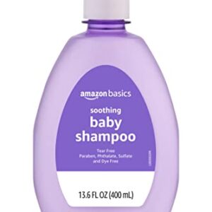 Amazon Basics Baby Shampoo, Lavender & Chamomile Scented, 13.6 Fluid Ounce