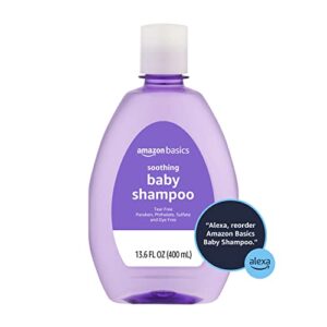 Amazon Basics Baby Shampoo, Lavender & Chamomile Scented, 13.6 Fluid Ounce