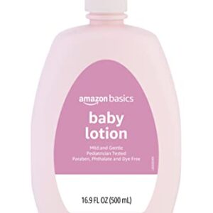 Amazon Basics Baby Lotion, Mild & Gentle, 16.9 Fluid Ounce, 1-Pack (Previously Solimo)