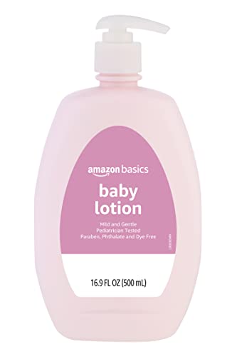 Amazon Basics Baby Lotion, Mild & Gentle, 16.9 Fluid Ounce, 1-Pack (Previously Solimo)