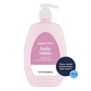 Amazon Basics Baby Lotion, Mild & Gentle, 16.9 Fluid Ounce, 1-Pack (Previously Solimo)