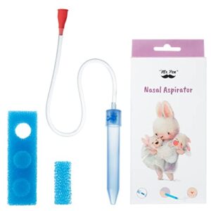 baby nasal aspirator with 3 extra hygiene filters, baby nose aspirator, booger remover, baby nose cleaner, nasal aspirator for baby