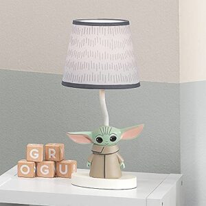 Lambs & Ivy Star Wars The Child/Baby Yoda Nursery Lamp with Shade and Bulb