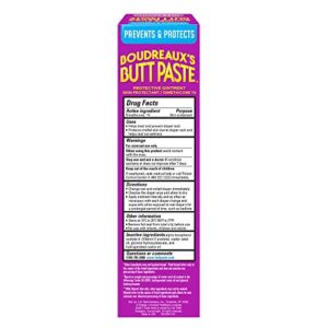 Boudreaux's Butt Paste, Butt Barrier Ointment, Rash Prevention, 4oz tube