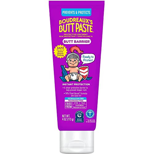 Boudreaux's Butt Paste, Butt Barrier Ointment, Rash Prevention, 4oz tube