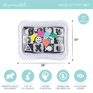 The Peanutshell Montessori Water Play Mat | Inflatable Sensory Development Toy & Tummy Time Mat