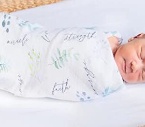 Mila Preemie Boutique Preemie Swaddle (35” x 35”) - Bamboo & Cotton Muslin Swaddle Blanket - Soft Preemie Swaddle Blanket - Neutral Preemie Swaddle Wrap for Small Newborn - Great Gift for Moms