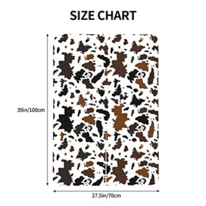 Brown Black Cow Skin Baby Car Seat Canopy Cover Multi Use Nursing Cover for Newborn Car Seat Canopy Mom Nursing Breastfeeding Covers Newborn Shower Gift