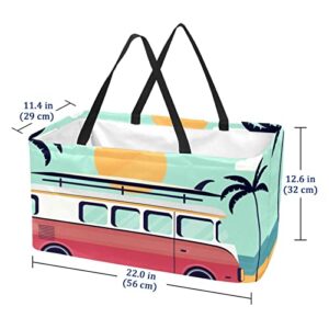 LORVIES Large Rectangular Baskets for Storage, Travel Car Closet Storage Bins Organizing Baskets