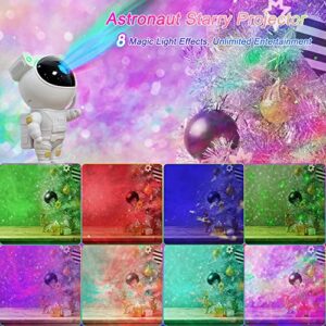 Space Buddy Projector, Astronaut Light Projector, Star Galaxy Night Lights, Nebula Galaxy with Timer and Remote, Kids Gaming Room Bedroom Decor, Christmas, Great Gift for Kids