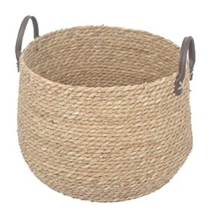 handmade rattan basket laundry diaper toy storage basket (size : small) (large)