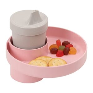 travel tray for cup holder (light pink) - usa made