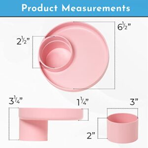 Travel Tray for Cup Holder (Light Pink) - USA Made