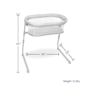 HALO Baby Flex BassiNest, Adjustable Travel Bassinet, Easy Folding, Lightweight with Mattress and Carrying Bag