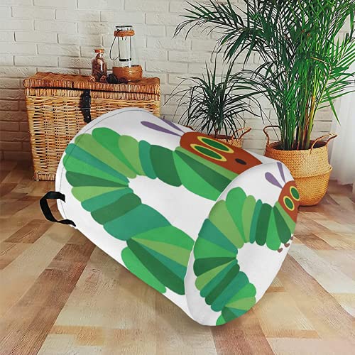 Storage Basket,The Very Hungry Caterpillar,Collapsible Large Laundry Hamper with Handles for Home Office 17.32"X13.58"