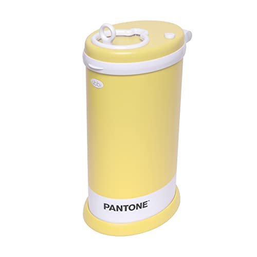 Ubbi Steel Odor Locking Diaper Pail, Pantone Yellow (Discontinued by Manufacturer)