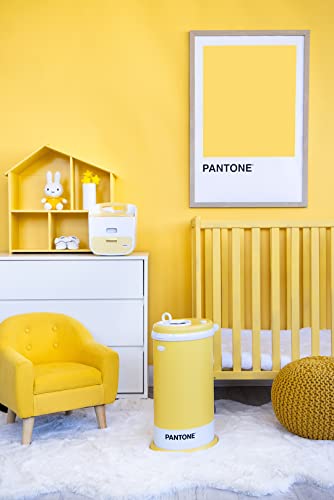 Ubbi Steel Odor Locking Diaper Pail, Pantone Yellow (Discontinued by Manufacturer)