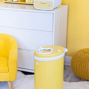 Ubbi Steel Odor Locking Diaper Pail, Pantone Yellow (Discontinued by Manufacturer)