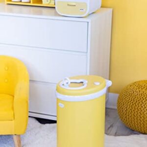 Ubbi Steel Odor Locking Diaper Pail, Pantone Yellow (Discontinued by Manufacturer)