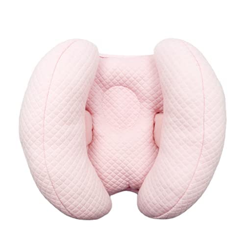 KAKIBLIN Baby Support Pillow, Todder Car Seat Stroller Neck Support Travel Pillow for Toddler Boys Girls, Pink