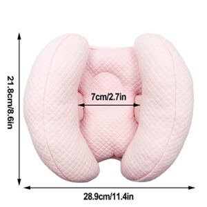 KAKIBLIN Baby Support Pillow, Todder Car Seat Stroller Neck Support Travel Pillow for Toddler Boys Girls, Pink