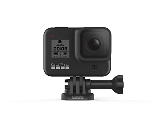 GoPro HERO8 Black Action Camera Bundle with Dual Battery Charger & Includes 3 Total Batteries with case.