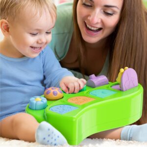 Pop Up Cause and Effect Toy - Toys for 9 Month Old +, Baby Toys, Early Developmental Toddler & Kids Gift - Toys for 1 Year Old Boy & Girl, Birthday, Montessori 12 Months to 1 2 3 Years