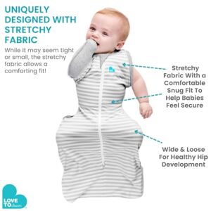 Love to Dream Swaddle UP Transition Bag Lite 0.2 TOG, You are My, Medium, 13-19 lbs, Patented Zip-Off Wings, Gently Help Baby Safely Transition from Being swaddled to arms Free Before Rolling Over