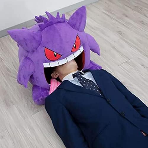 XKUN Cozy Gengar Cartoon Sleeping Pad 2 in 1 Nap Pillow Portable Foldable Sleeping Bag 63x19 Inches Nap Pad for Children Boys and Girls, for Movie Night, Nap and More, Best Gift for Kids