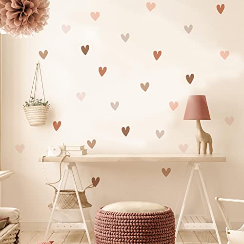 QUCHENG Boho Wall Stickers Girls Bedroom Removable Wall Decals Nursery Kids Room Decor Vinyl Murals DIY Cute Decorations 6 Sheets