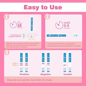 Ovulation Test Strips, HEAL-CHECK Ovulation Kits for Women, Bulk Ovulation Tests with Urine Cup, Extra-Wide 5mm LH Strips, Accurate Individually Wrapped Fertility Tests at Home,Pruebas de Ovulacion 25