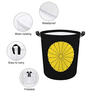 Japan National Emblem Oxford Cloth Laundry Basket with Handles Storage Basket for Toy Organizer Kids Room Nursery Hamper Bathroom