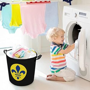 St. Louis City Flag Oxford Cloth Laundry Basket with Handles Storage Basket for Toy Organizer Kids Room Nursery Hamper Bathroom