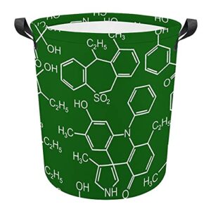 chemistry science oxford cloth laundry basket with handles storage basket for toy organizer kids room nursery hamper bathroom